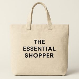 1 Organic Cotton Canvas Tote Bag Heavy Duty